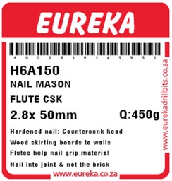 H6A150 - Masonry Nail -H6A150_label_T